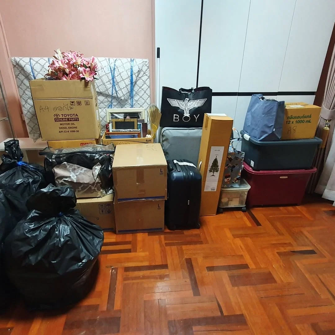 Household moving boxes in Thailand