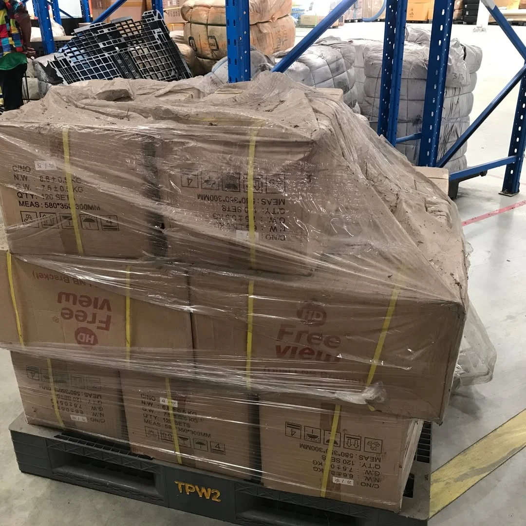 Wrapped pallet ready for nationwide transport