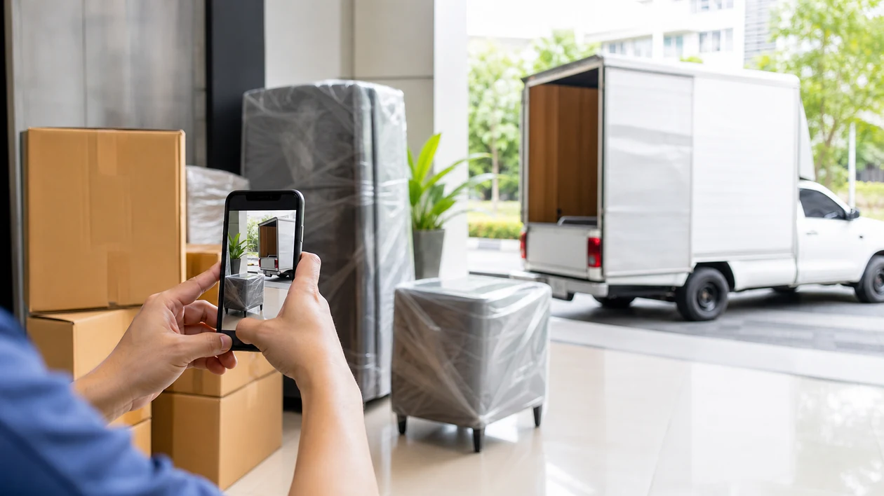 Preparing item photos for a moving quote in Thailand